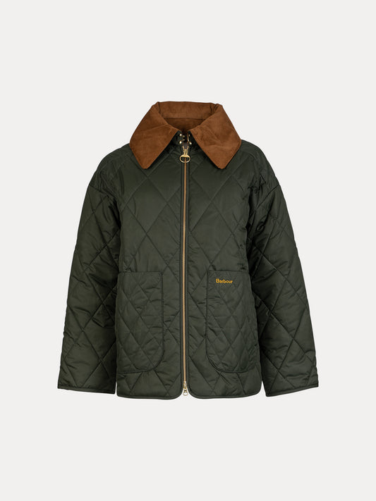 GAFFISTORE WOODHALL QUILT SAGE ANCIENT BARBOUR