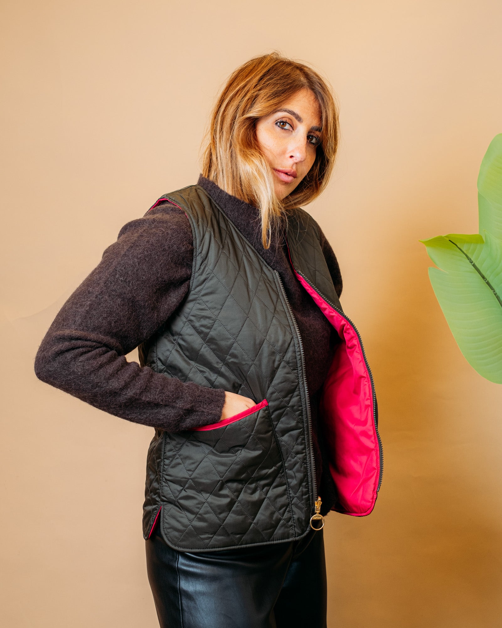 My Barbour Reversible Liner LLI0022 OL71 Barbour 