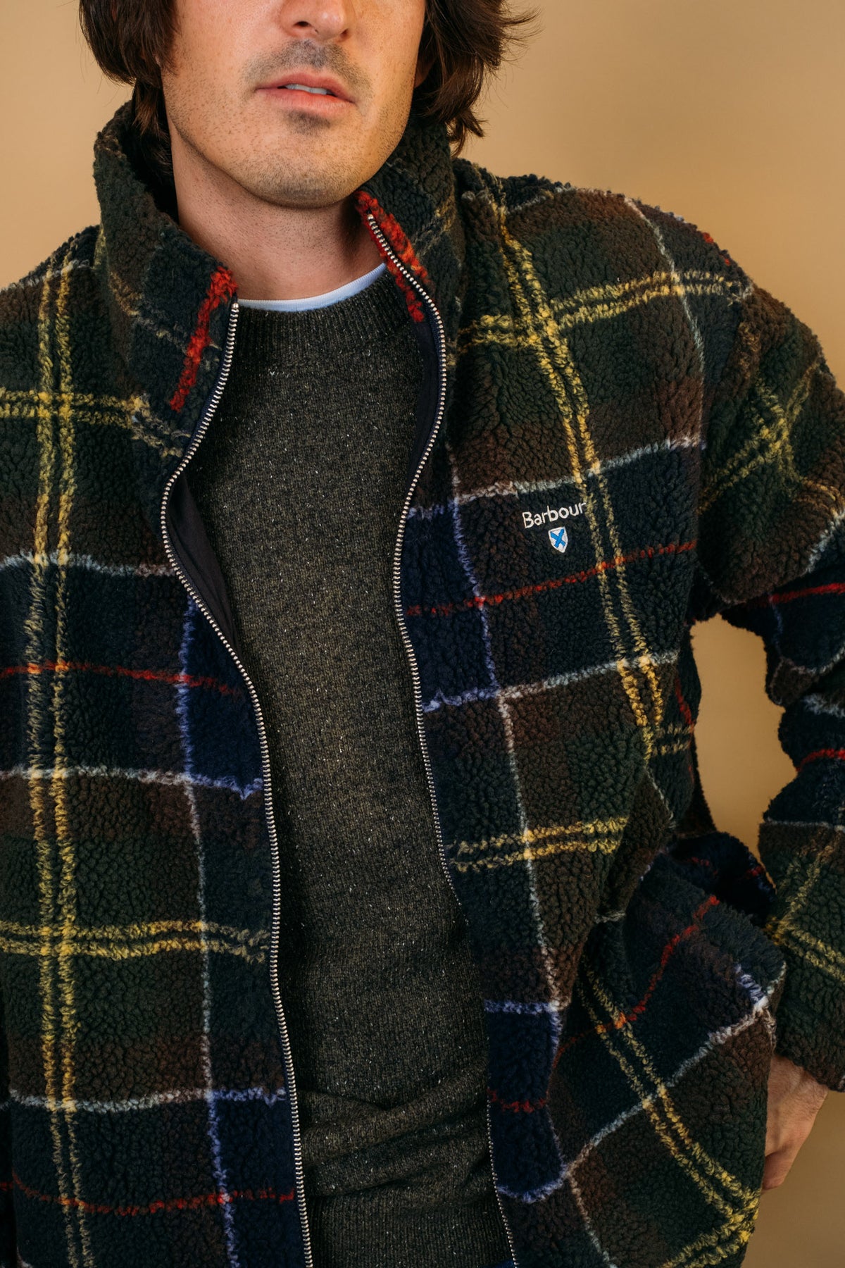 Tartan Fleece Zip MFL0187 TN11 Barbour 
