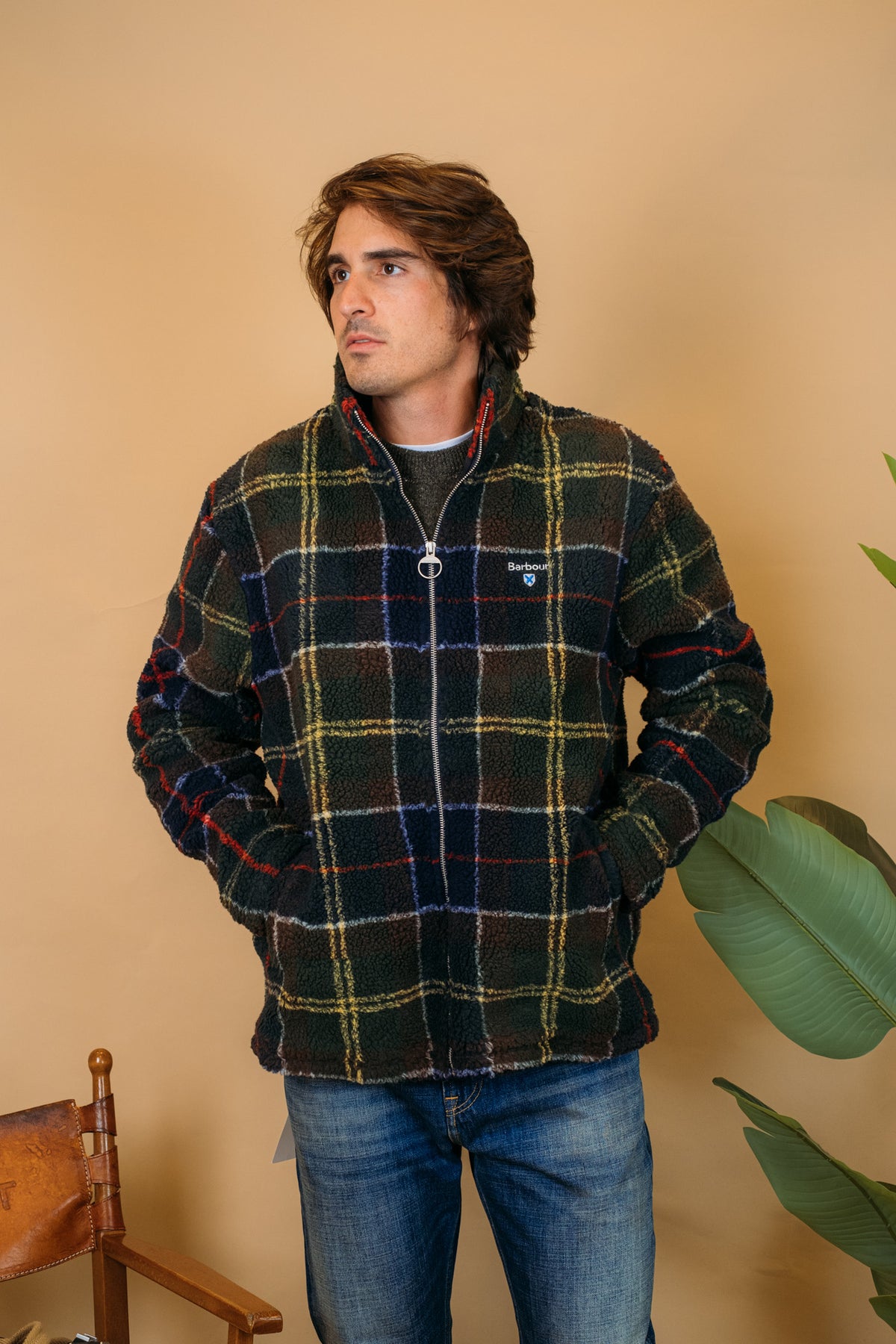 Tartan Fleece Zip MFL0187 TN11 Barbour 