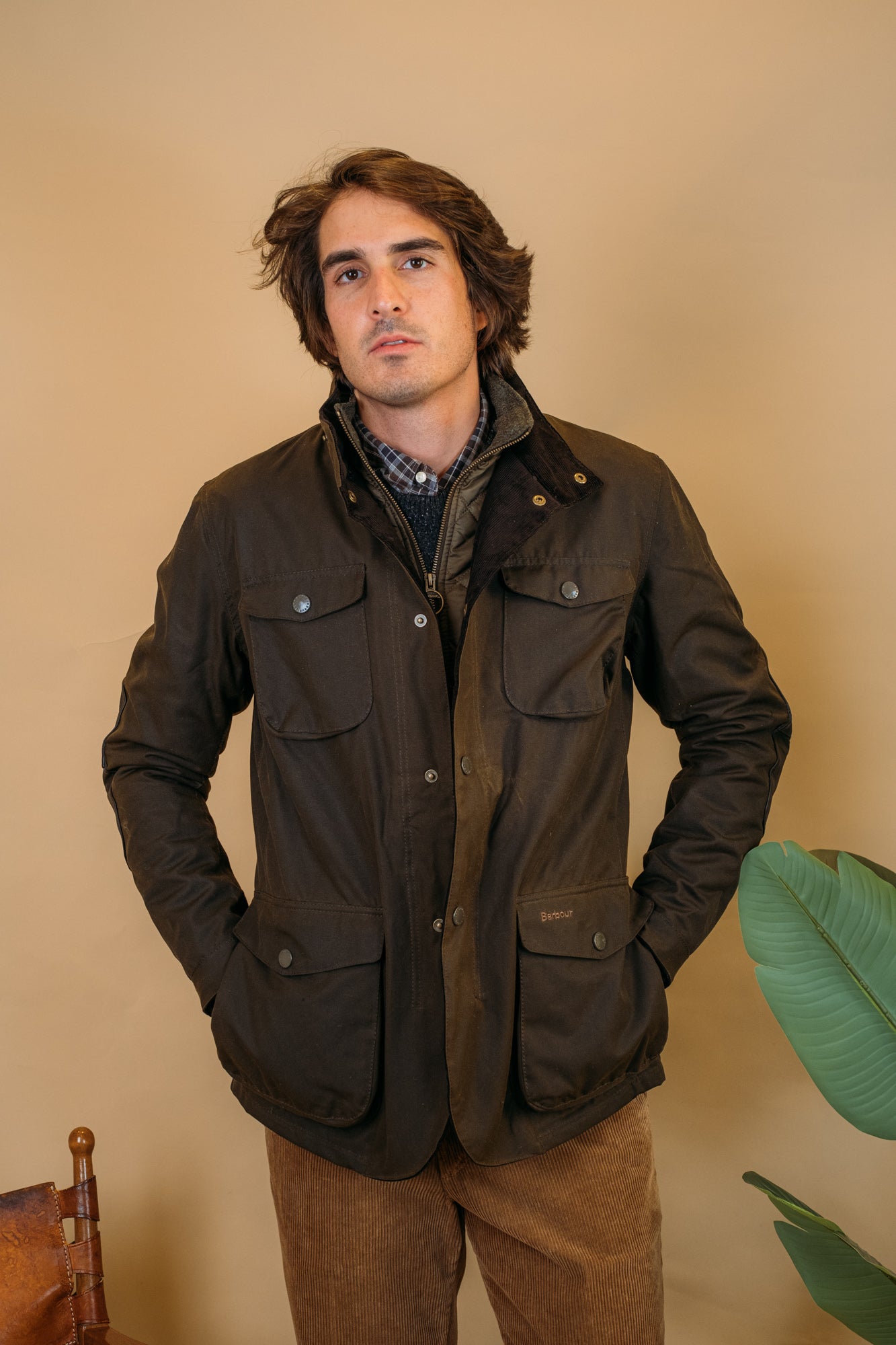 Ogston Wax Jacket MWX0700 OL51 Barbour 