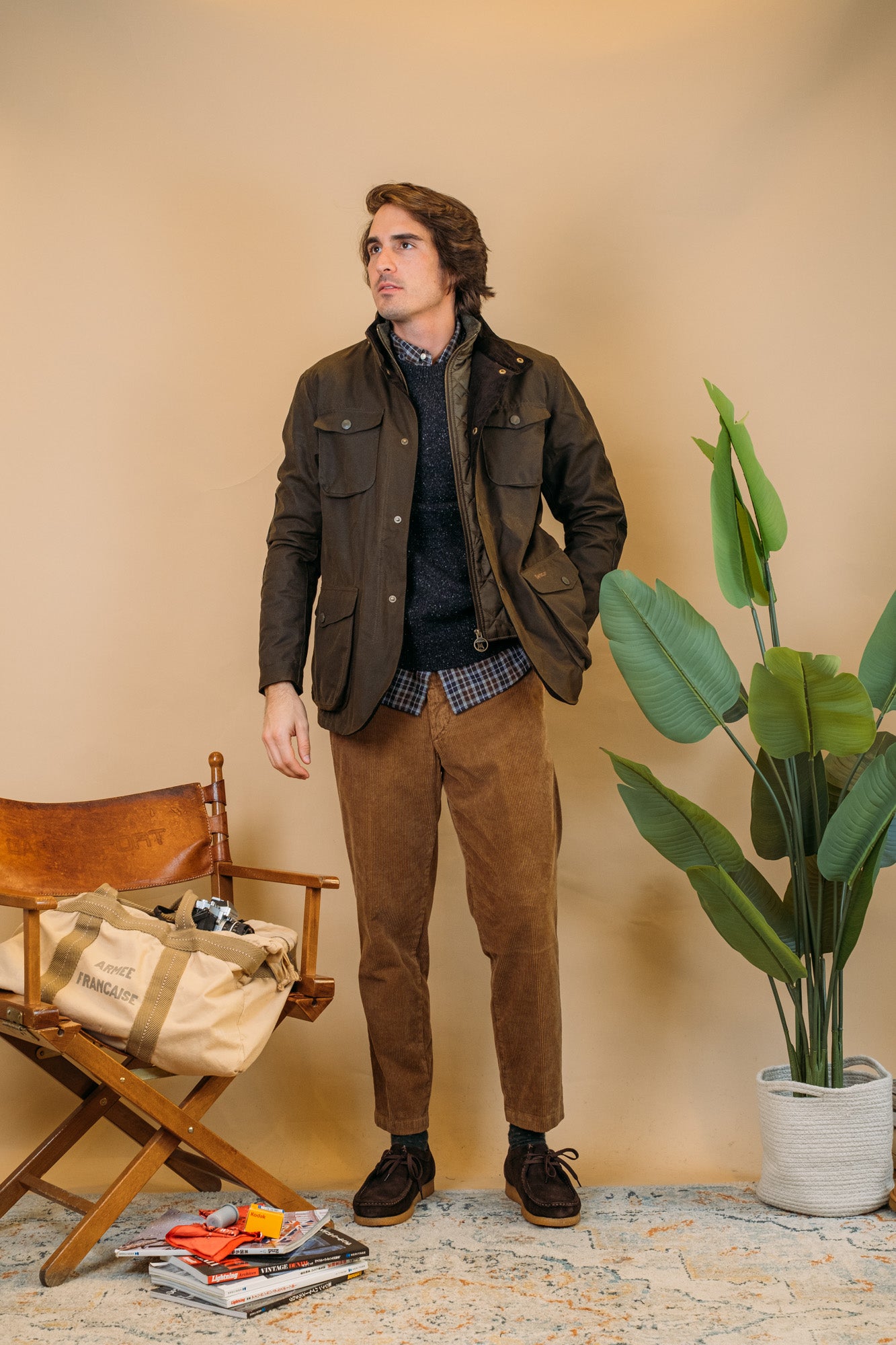Ogston Wax Jacket MWX0700 OL51 Barbour 