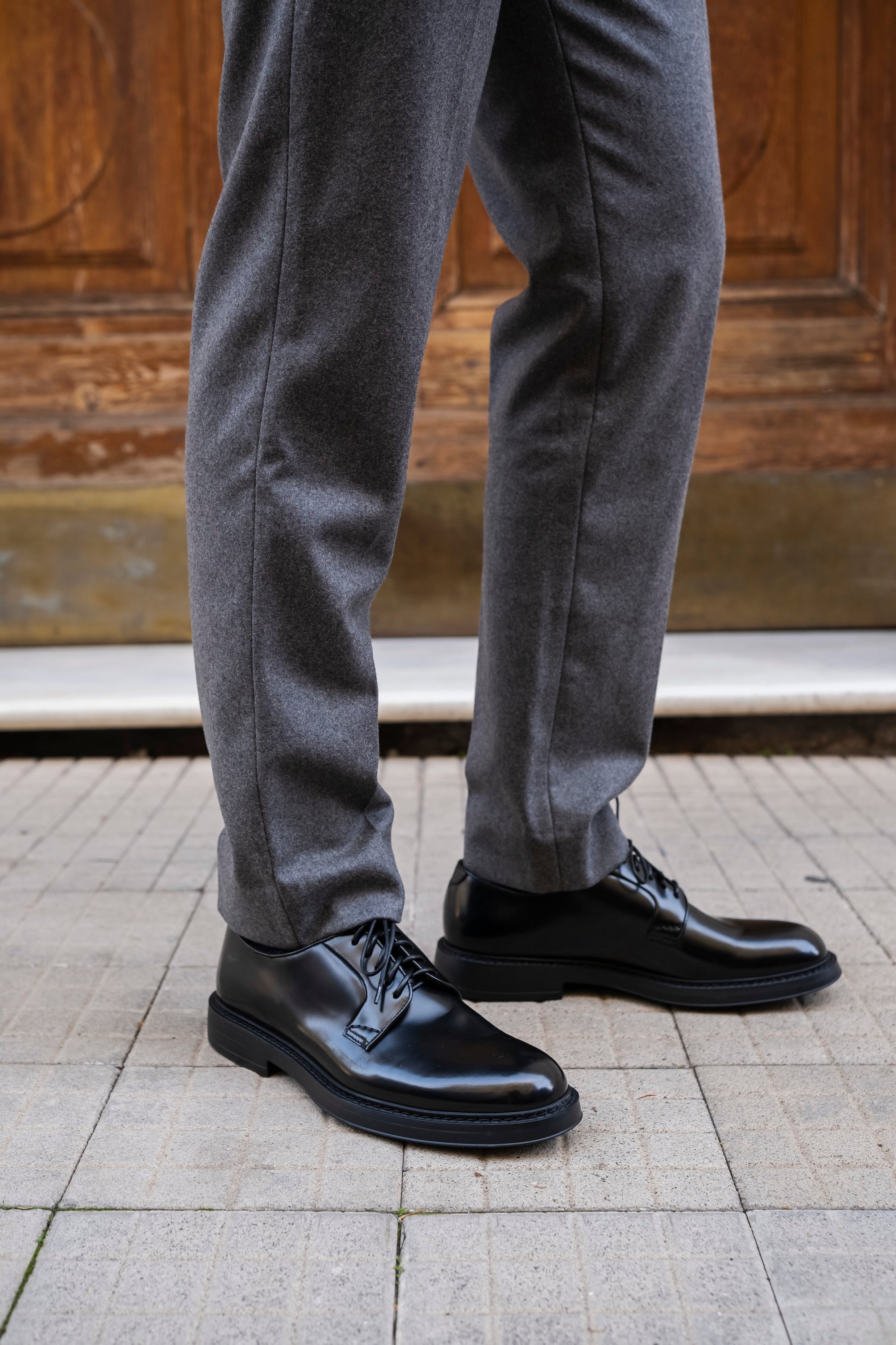 Pantalone in Lana CN4593423 ANTRACITE MELANGE Circolo 1901 