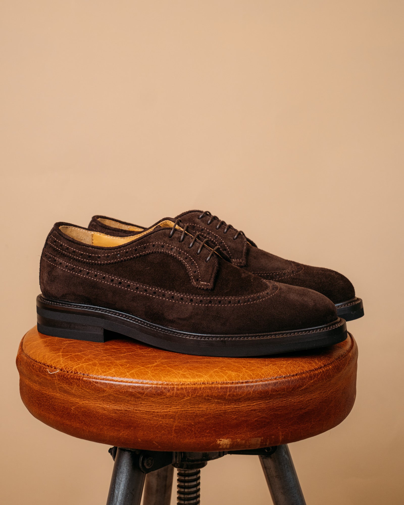 Derby Brogue in Camoscio 4051 MO Crisci x Gaffi 