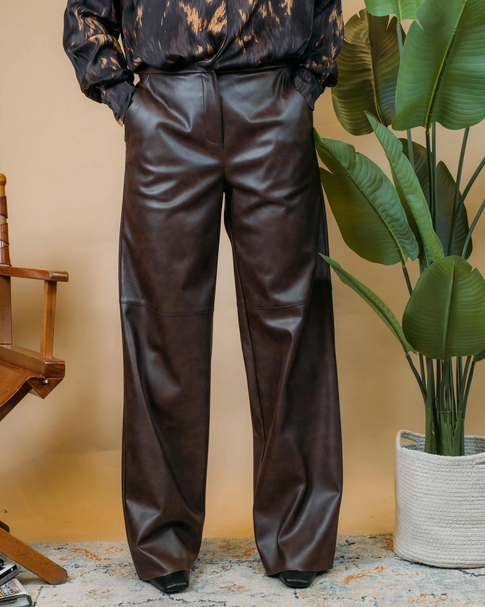 Pantalone Pelle RI1LE010 6006 Kaos 