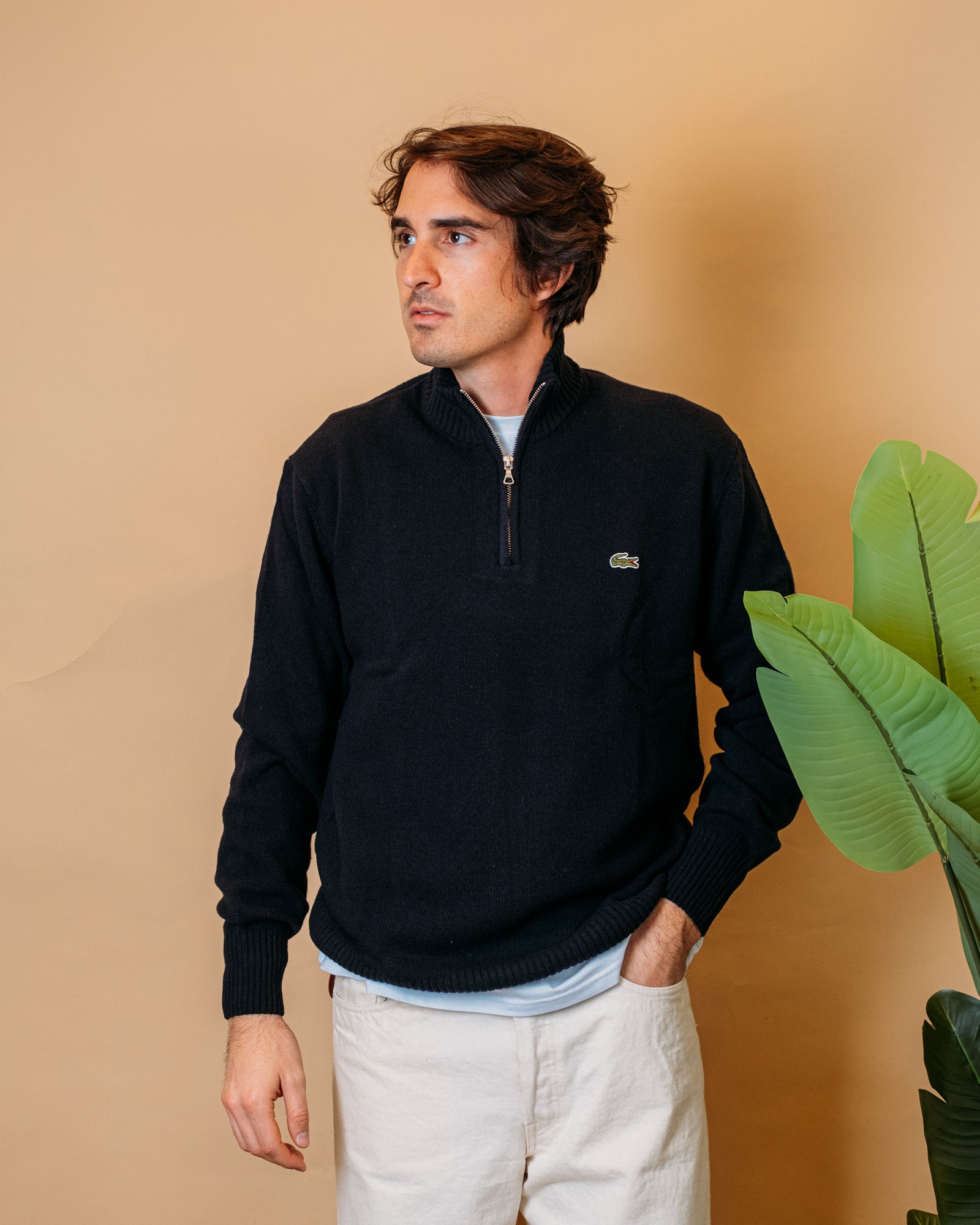 Lupetto con Zip AXAH3052 166 Lacoste 