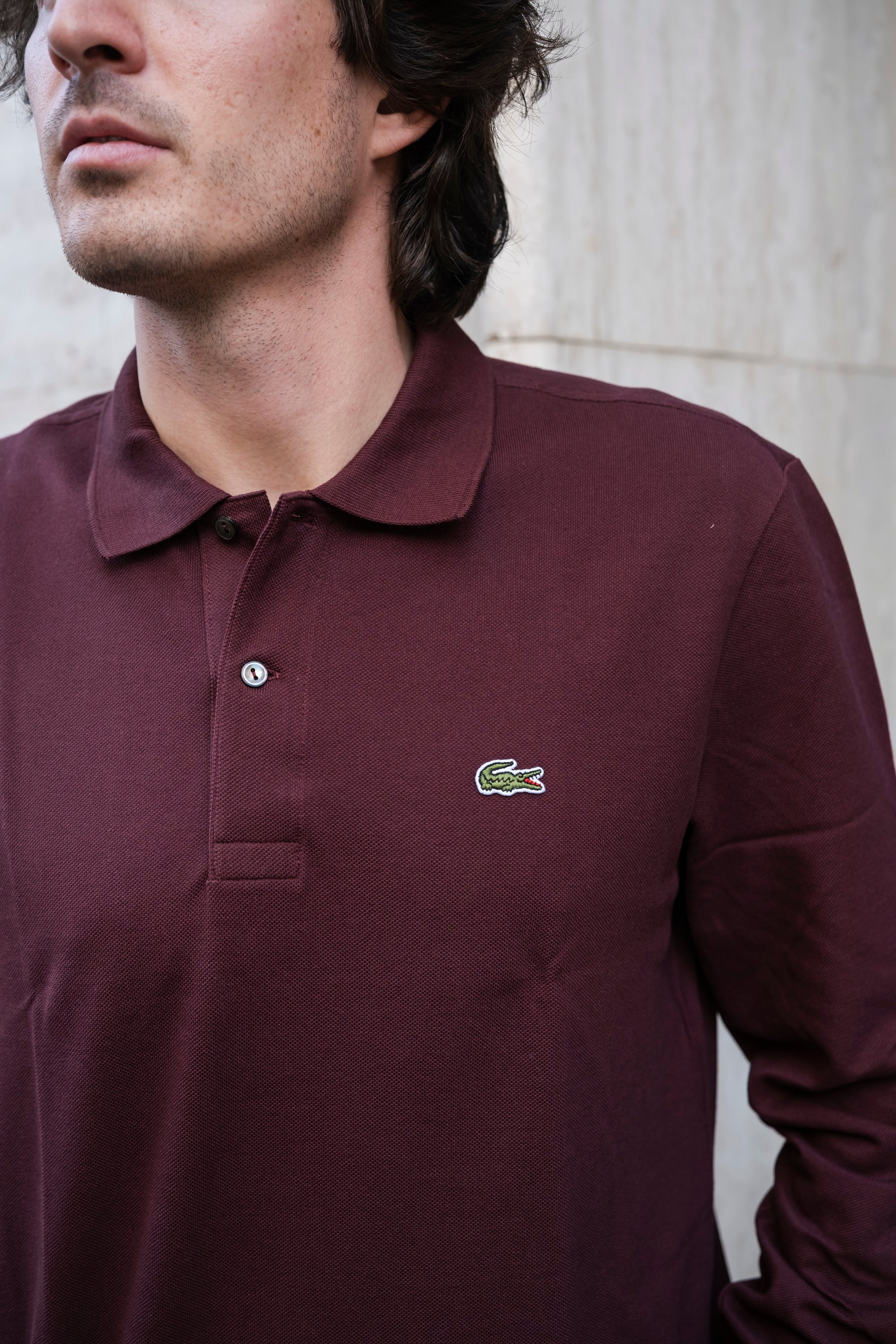 Polo Manica Lunga L1312BZD EXPRESSO Lacoste 