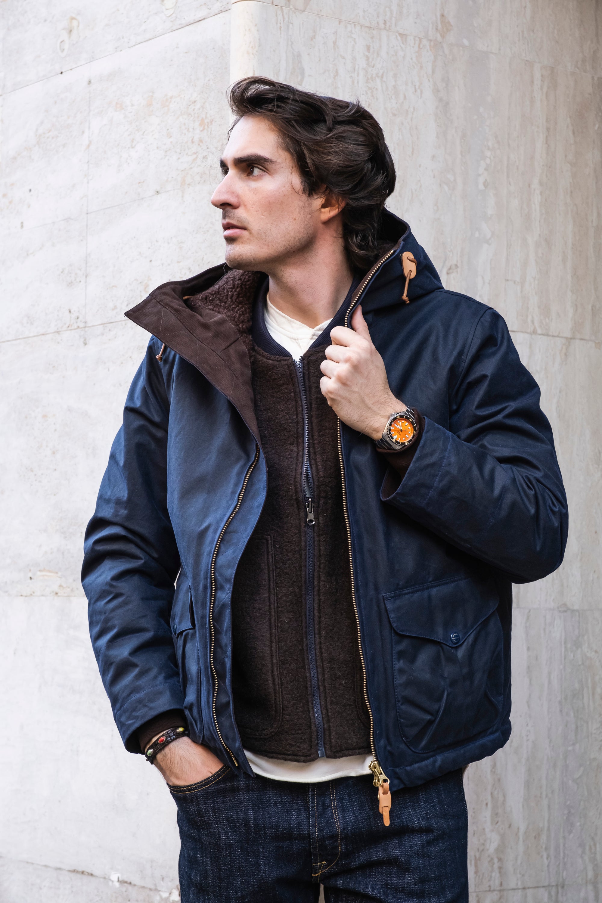Blazer Coat 7066NAVY NAVY Manifattura Ceccarelli 
