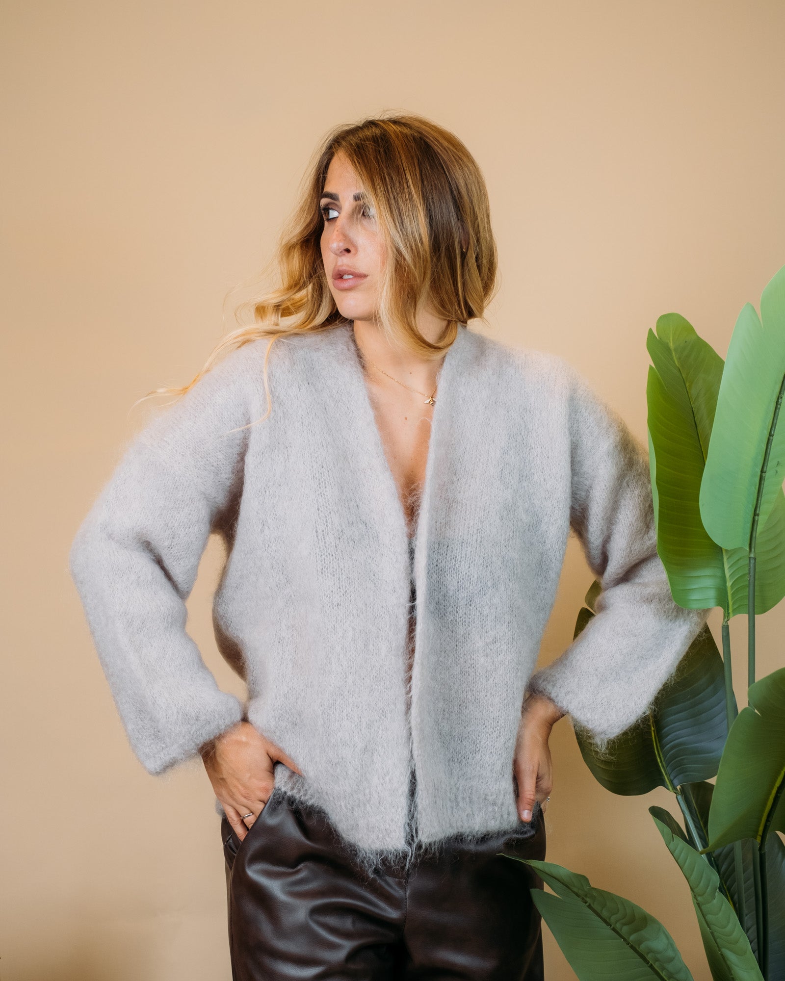 Cardigan Mohair FLEDK9231 CORDA Ottodame 