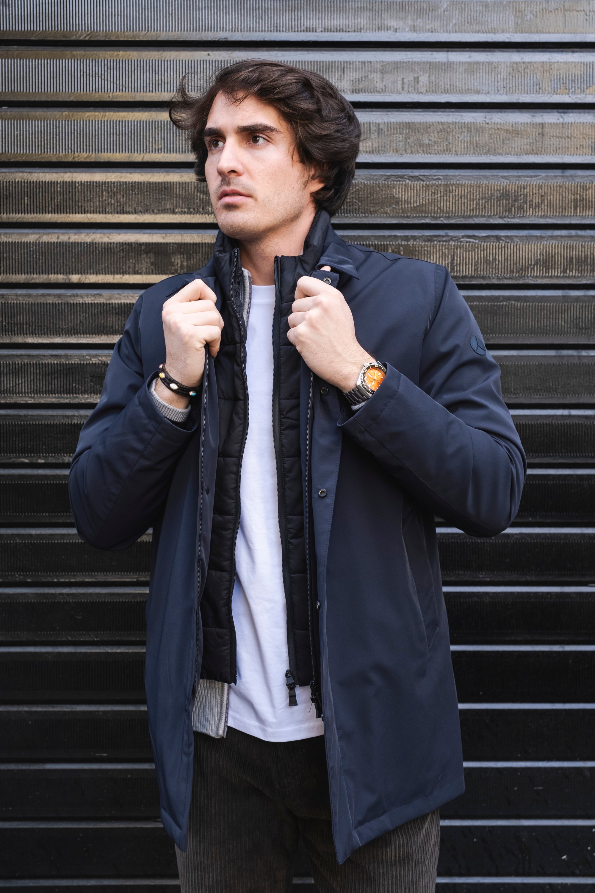 Cappotto Akkaido AKKAIDOPM781790 BLUE NAVY People of Shibuya 