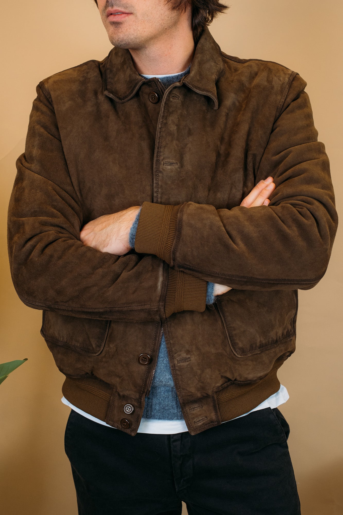 Jacket Newman Suede RRU90143CK45XXXX C0284 Roy Roger's 