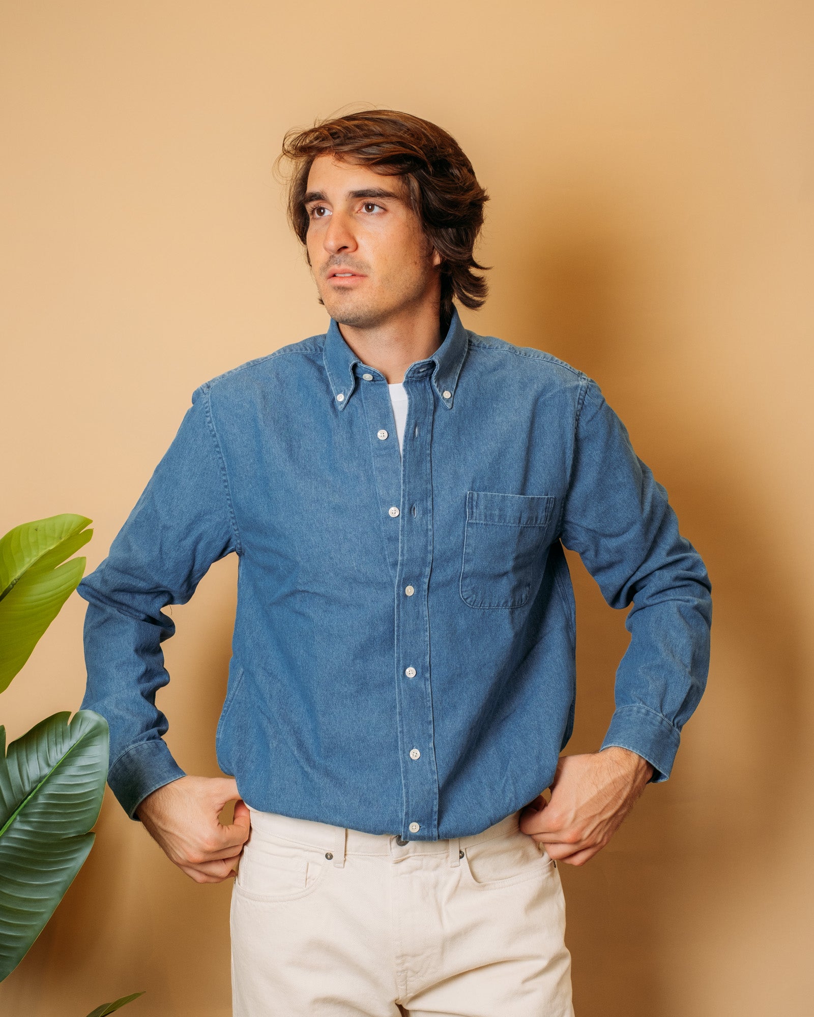 Camicia Mercer Blue Indigo 74112WW 732 Sebago 