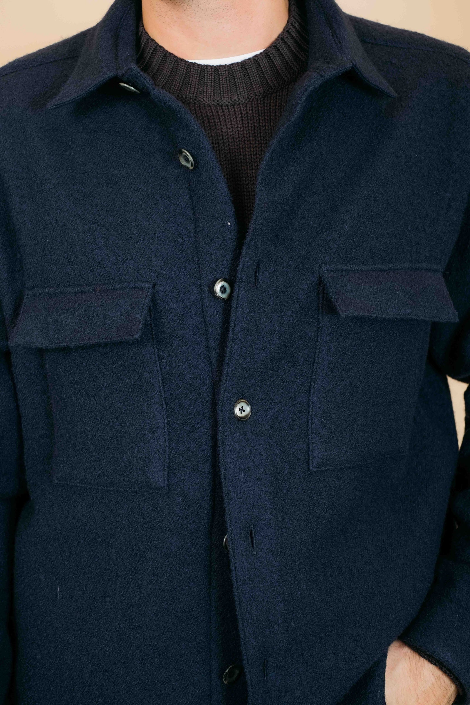 Overshirt In Lana 150ML 91459 006 Xacus 
