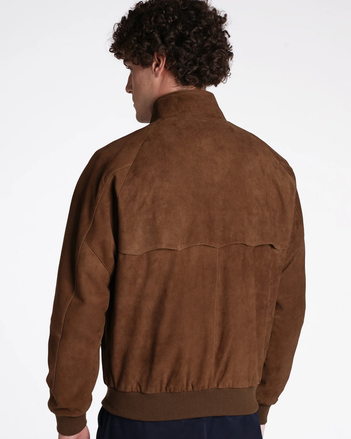 Giacca G9 Suede Dark Olive BRCPS0939 699 Baracuta 
