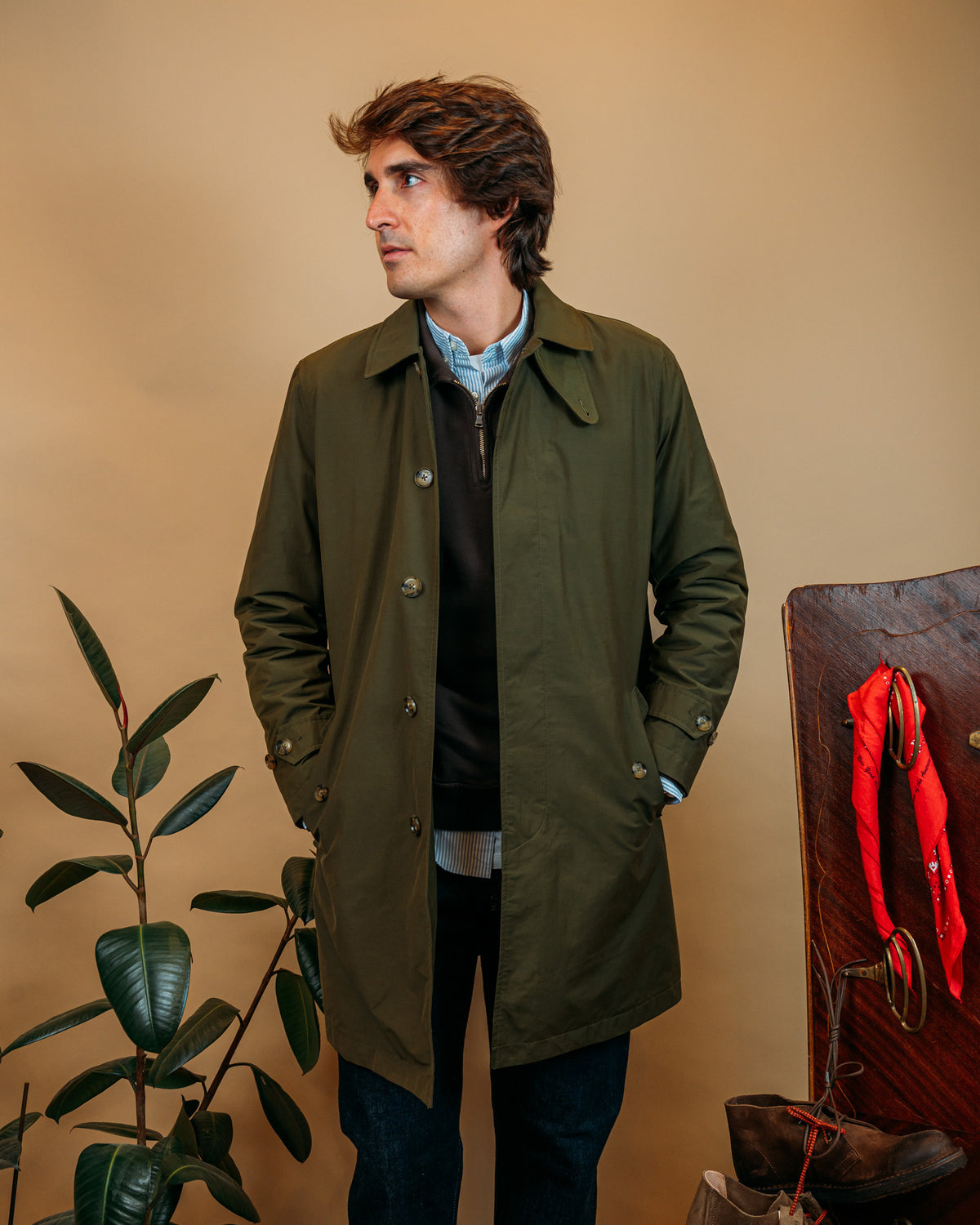 Trench G10 Detach Beech BRCPS1218 8185 Baracuta 