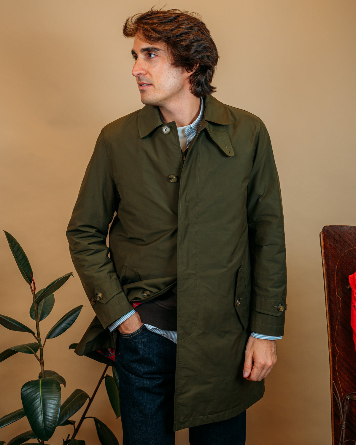 Trench G10 Detach Beech BRCPS1218 8185 Baracuta 
