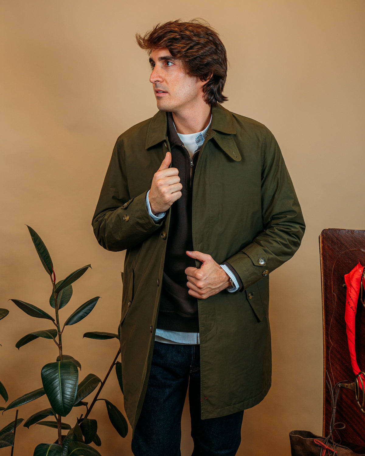 Trench G10 Detach Beech BRCPS1218 8185 Baracuta 