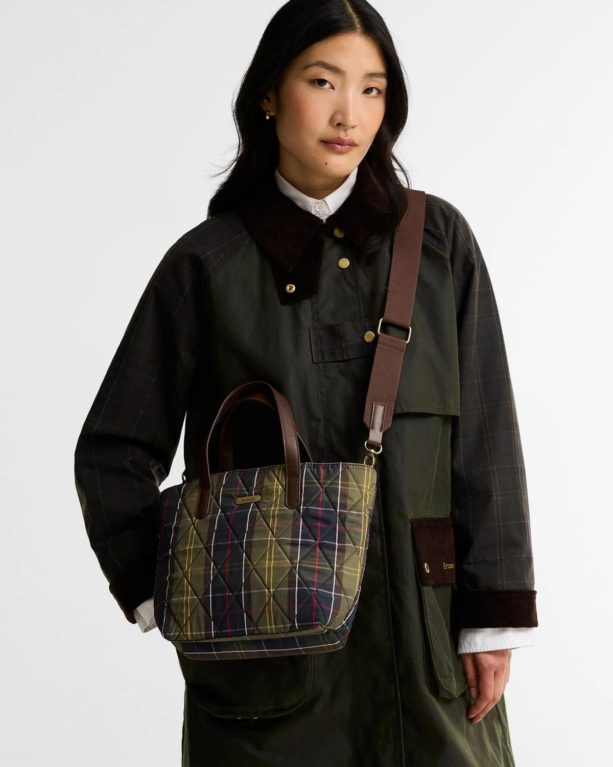 Borsa Mini-Tote Quilted Classic Tartan LBA0431 TN11 Barbour 