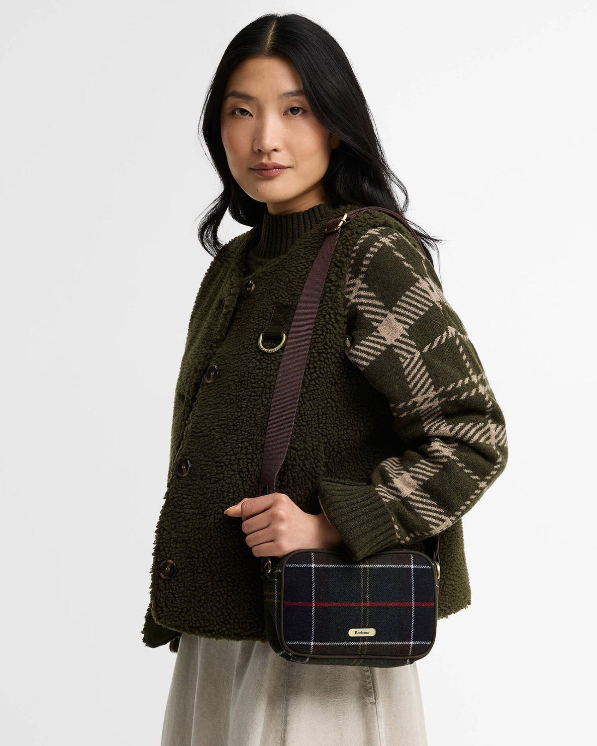 Borsa Mini Crossbody Contine Classic Tartan LBA0543 TN11 Barbour 