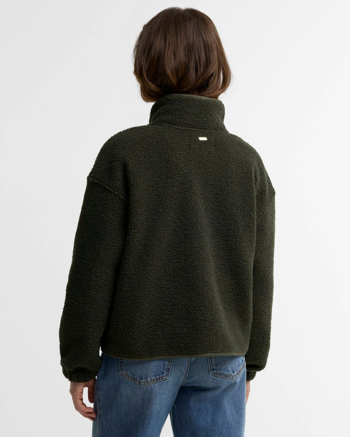 Giacca Pile Mabel Fleece Olive LFL0095 OL71 Barbour 