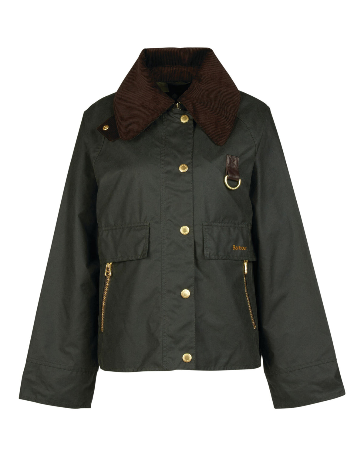 Giacca Catton Wax Sage-Acient LWX1333 SG51 Barbour 