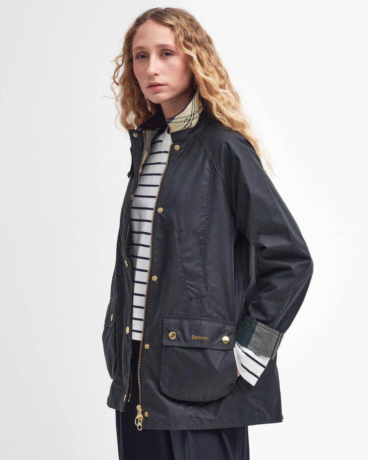 Giacca Modern Beadnell Sage-Ancient LWX1402 SG51 Barbour 