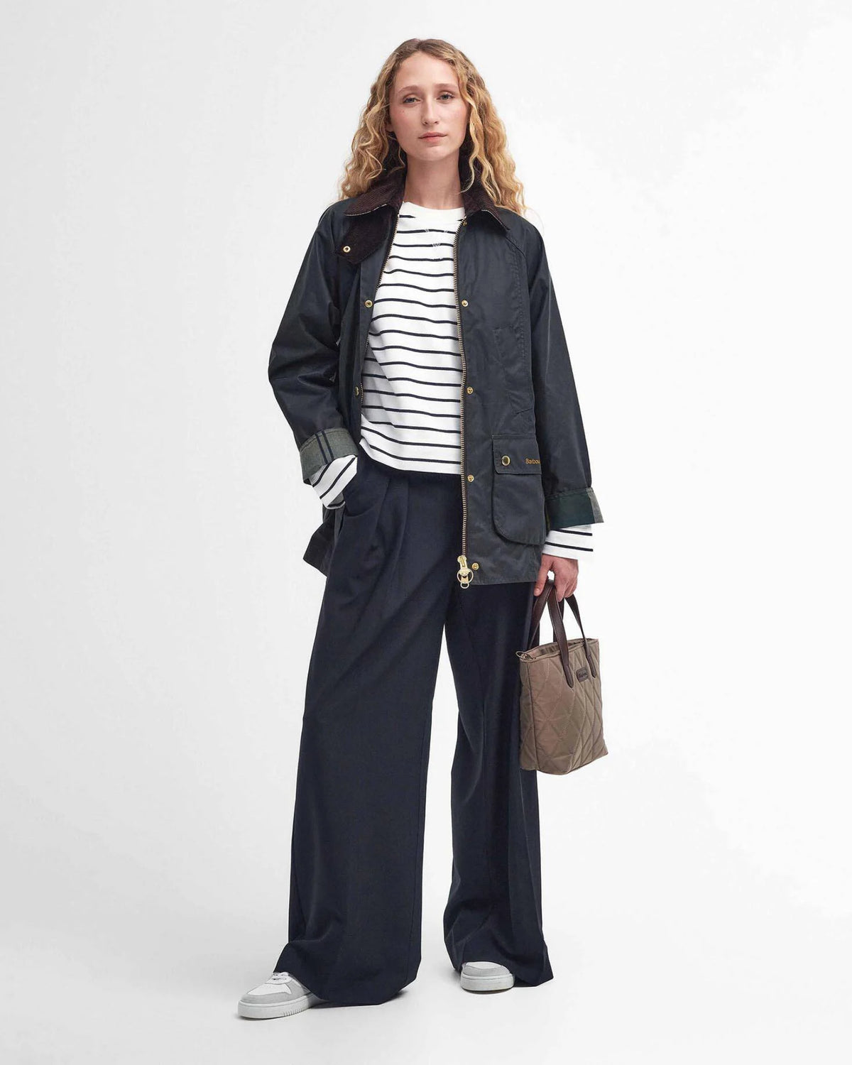 Giacca Modern Beadnell Sage-Ancient LWX1402 SG51 Barbour 