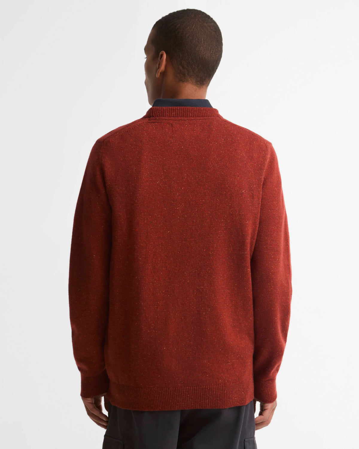 Maglia Essential Tisbury Crew Russet MKN0844 BR57 Barbour 