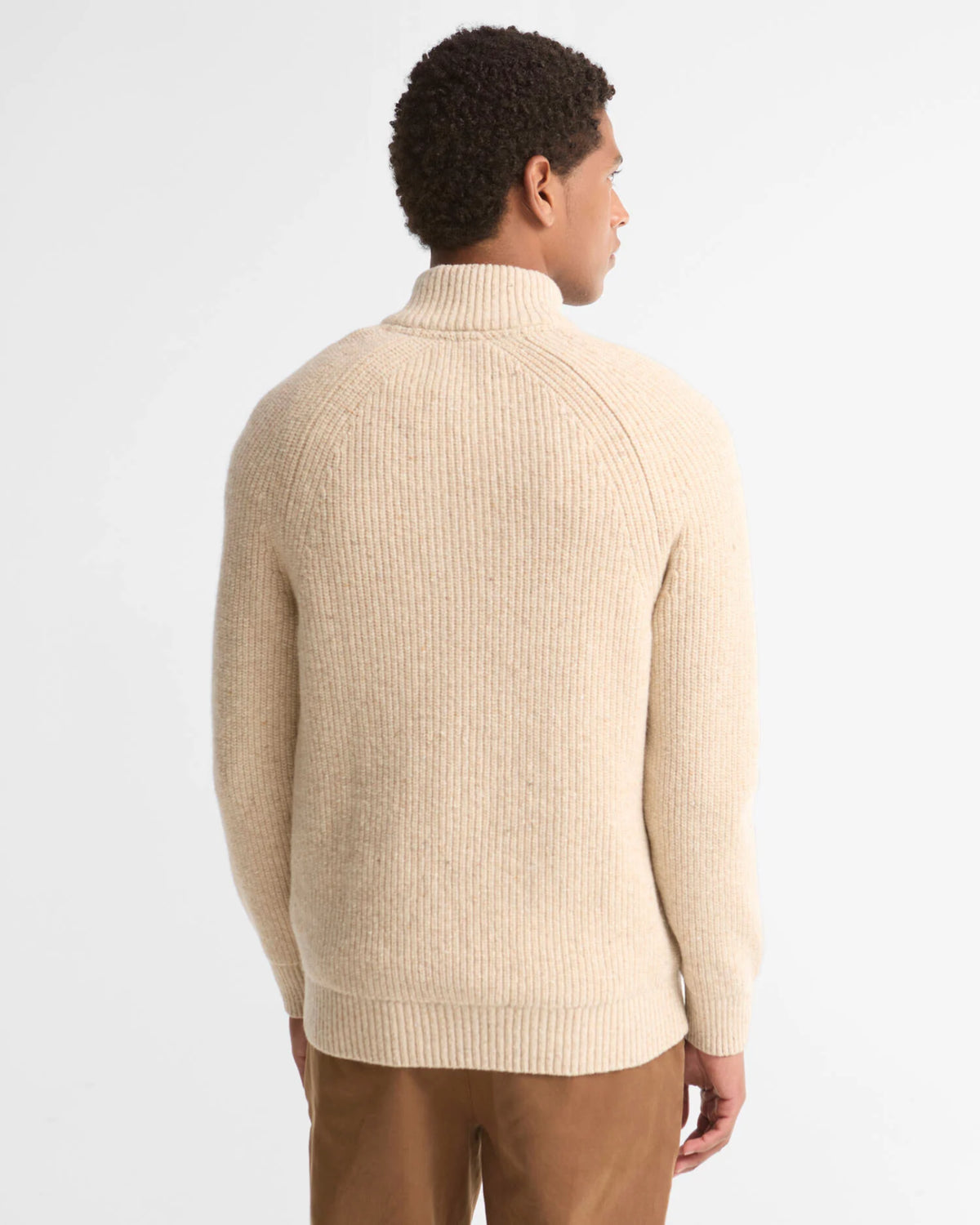 Maglia Essential Fleck Pearl MKN1757 BE14 Barbour 