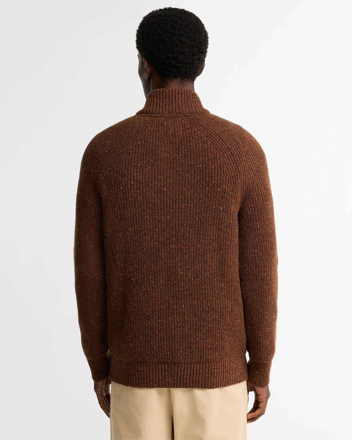 Maglia Essential Fleck Bracken MKN1757 OR51 Barbour 