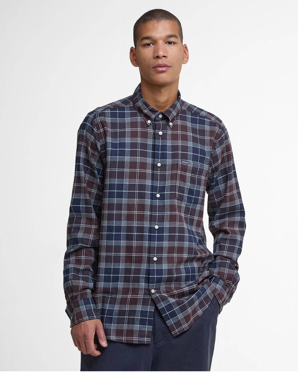 Camicia Fortrose Midnight Oak Tartan MSH4991 TN38 Barbour 