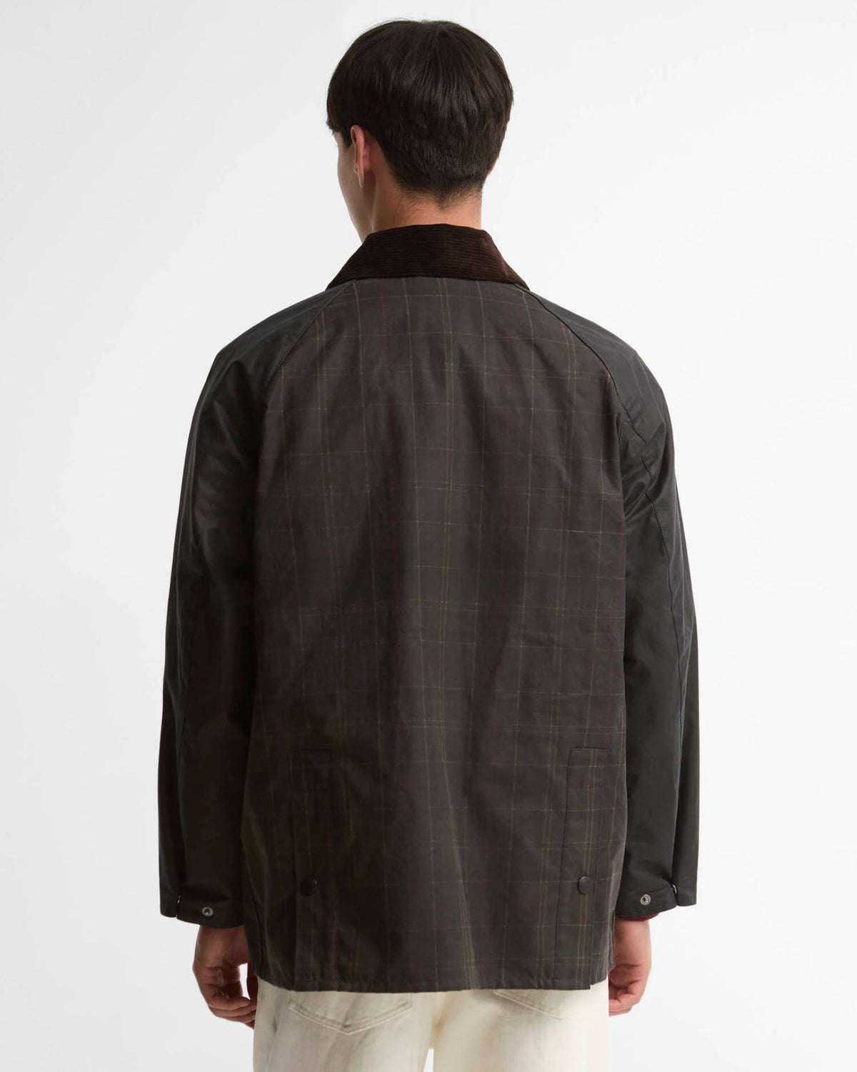Giacca PatchworkBedale Wax Tartan Multi MWX2500 OL71 Barbour 