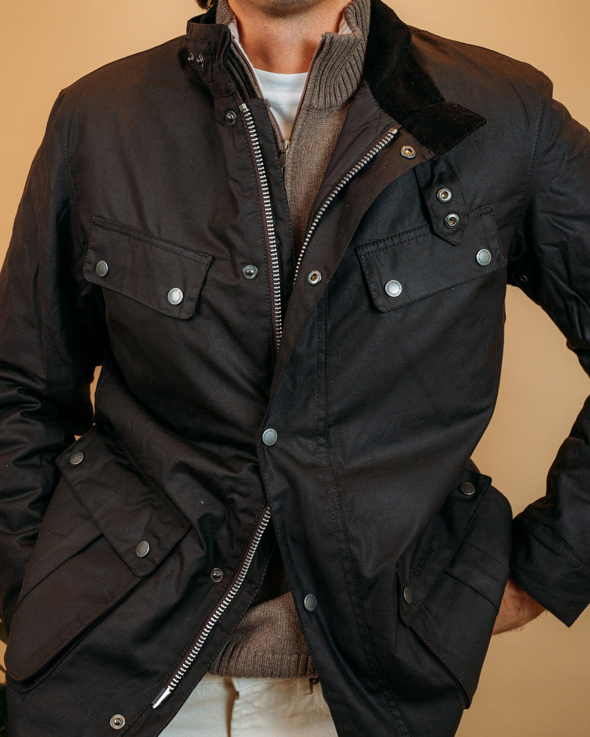 Giacca Tourer Duke Wax Rustic MWX2140 RU52 Barbour International 