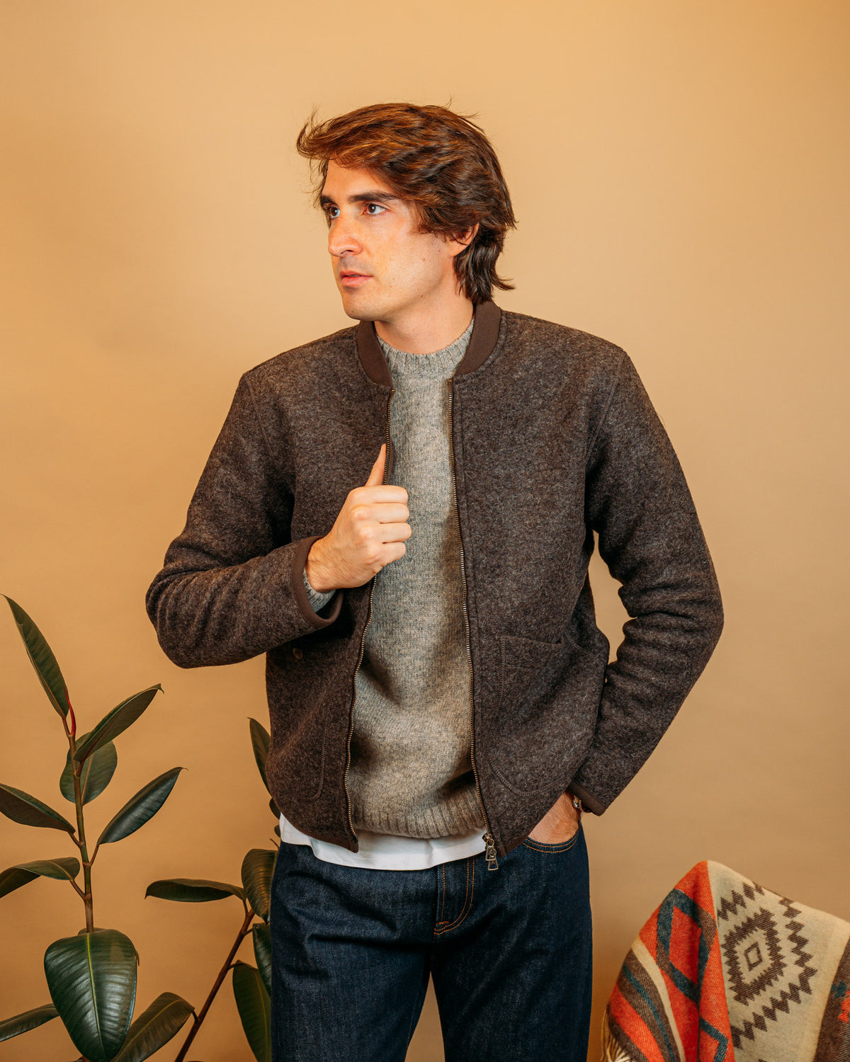 Giacca Moose Brown BLKM5014 BR Bl'ker 