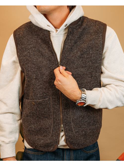 Gilet Wolf Brown BLKM5015 BR Bl'ker 