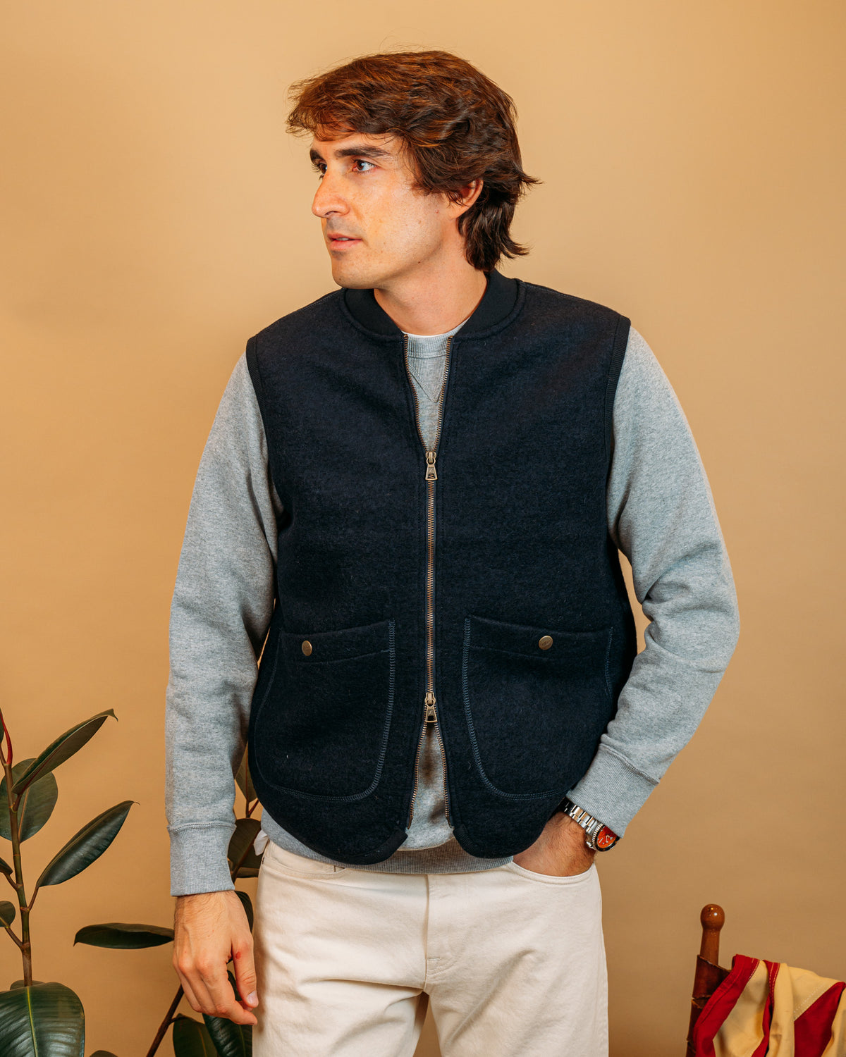 Gilet Wolf Navy BLKM5015 NA Bl'ker 