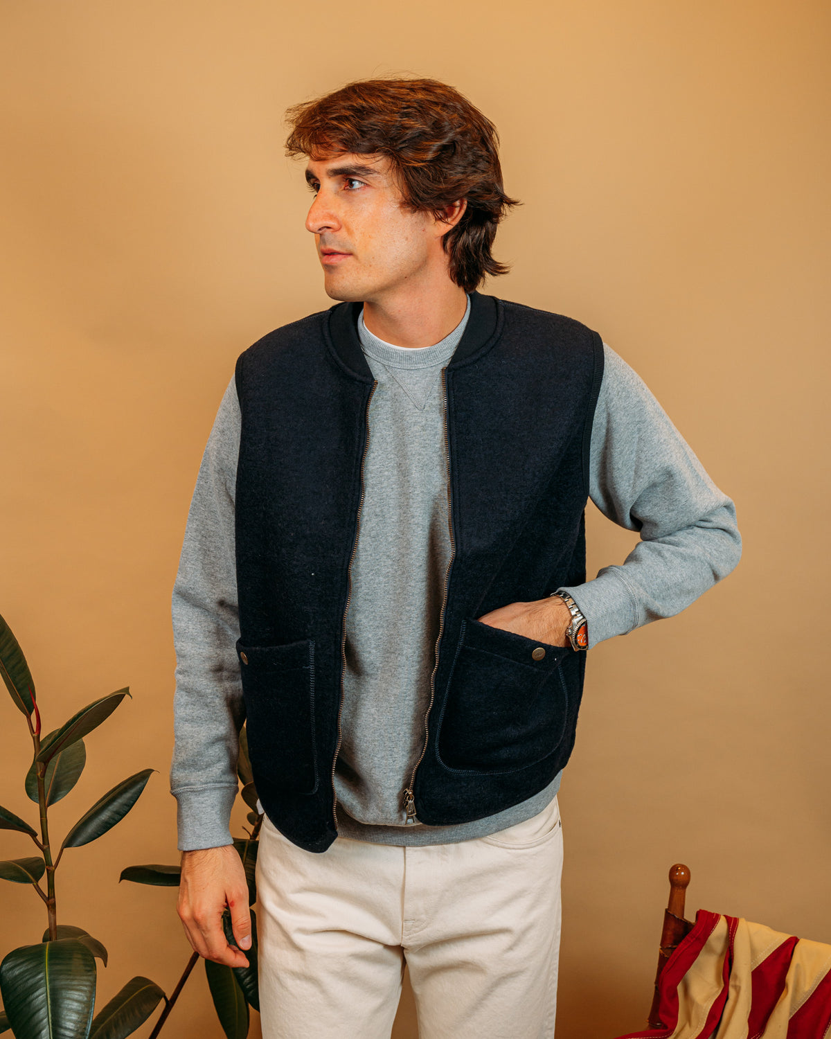 Gilet Wolf Navy BLKM5015 NA Bl'ker 