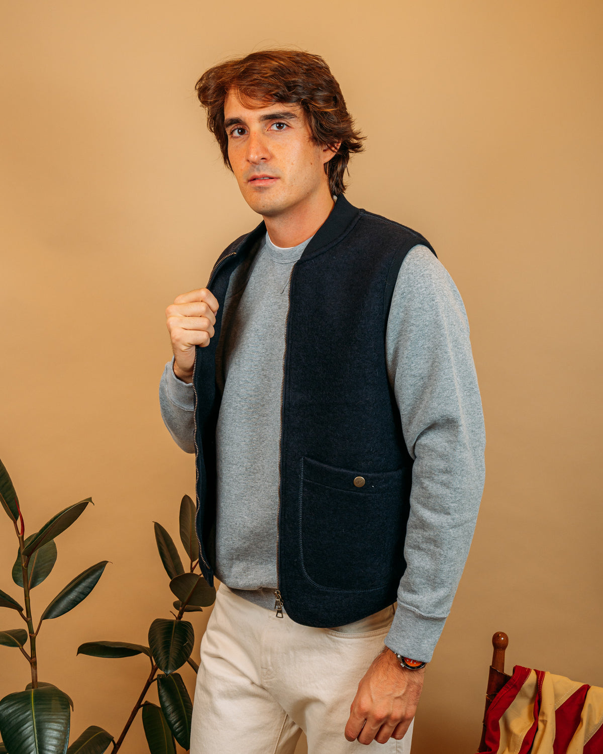 Gilet Wolf Navy BLKM5015 NA Bl'ker 