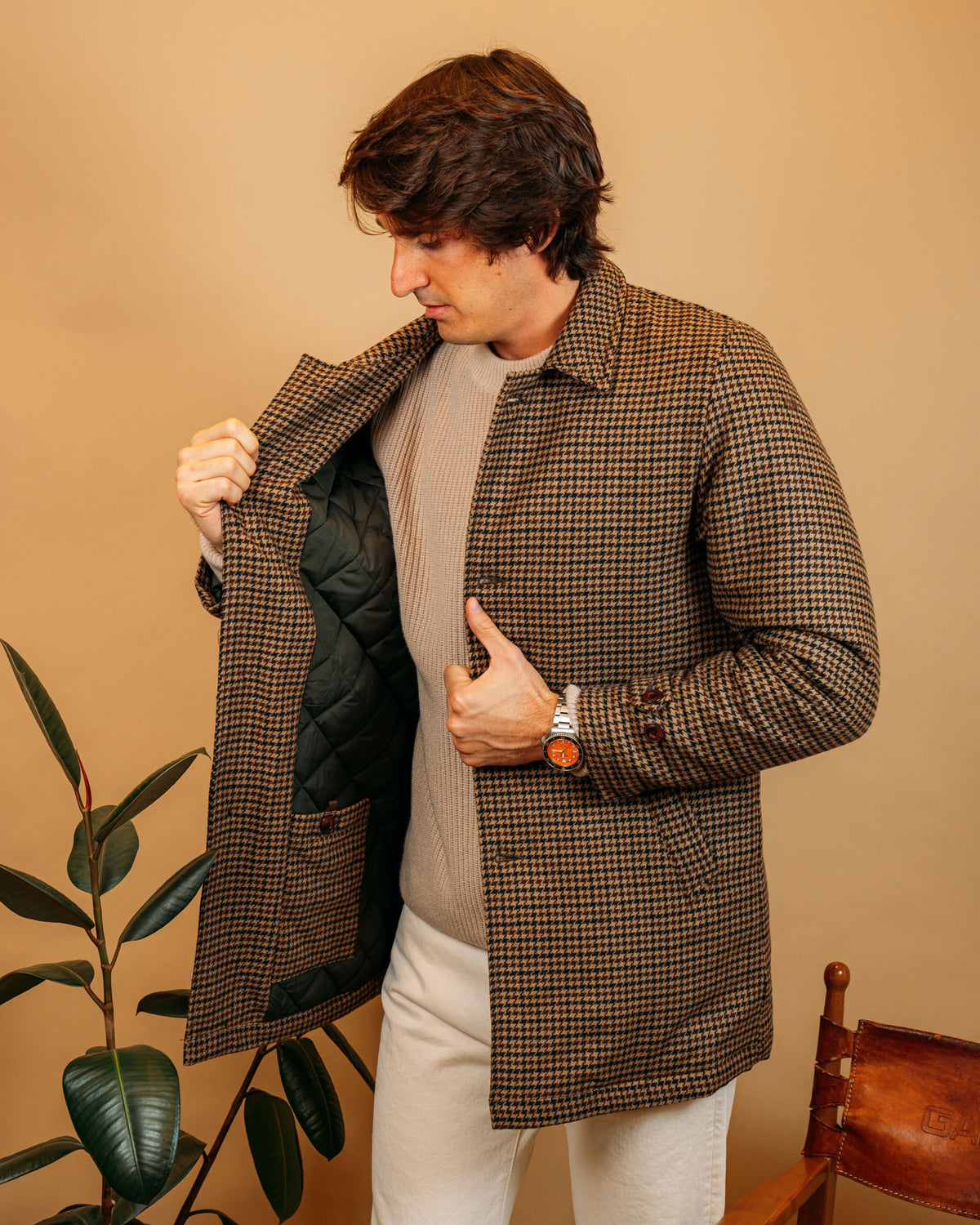 Cappotto Holmes Tabacco BLKM5033 TA Bl'ker 