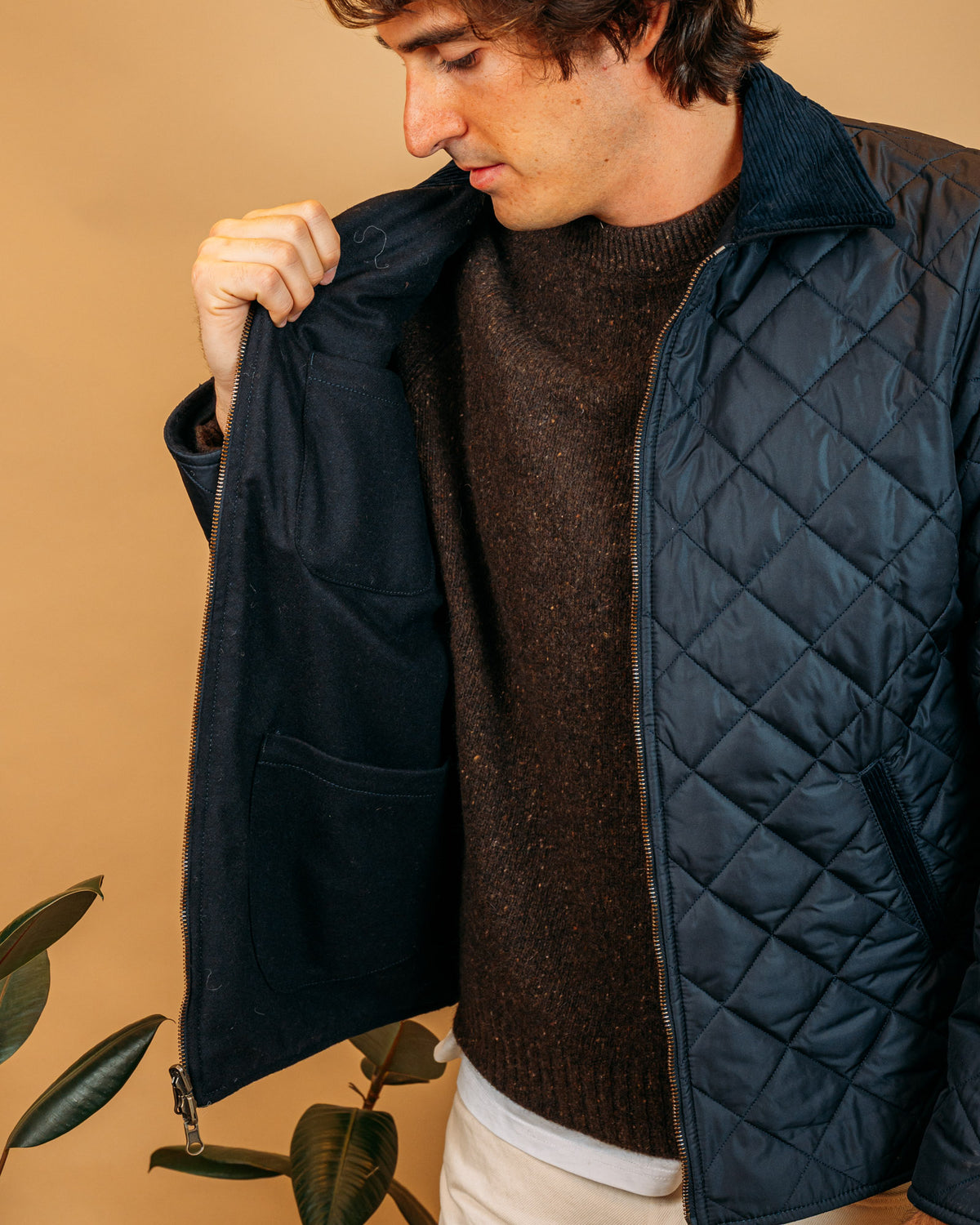 Giacca Overshirt Elk Reversibile Navy BLKM5034 NA Bl'ker 
