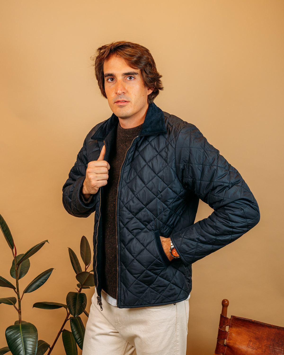 Giacca Overshirt Elk Reversibile Navy BLKM5034 NA Bl'ker 