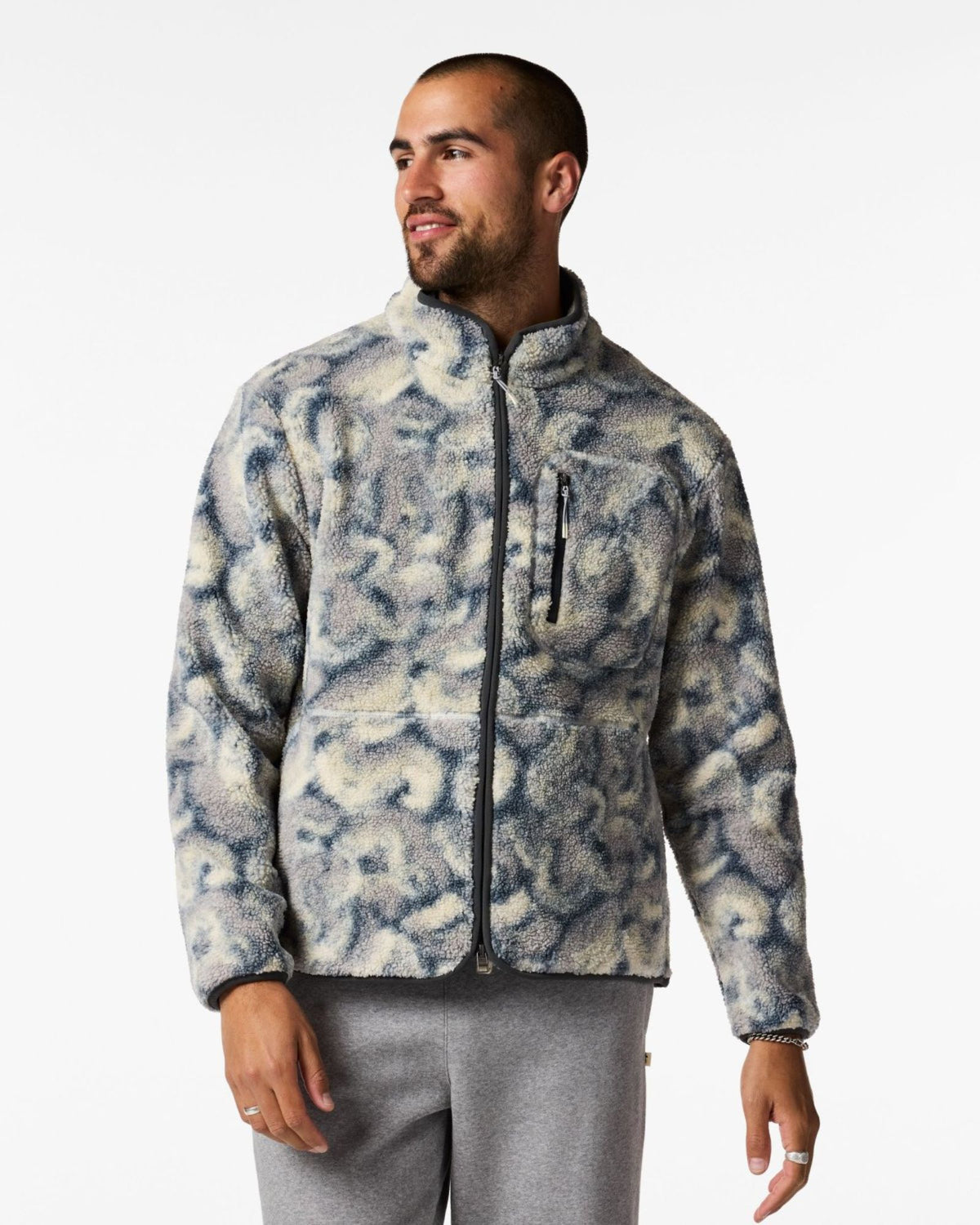 Jacket Amigazo Fleece Brush Clouds Slate CX.F26471M1752 BCS Cotopaxi 