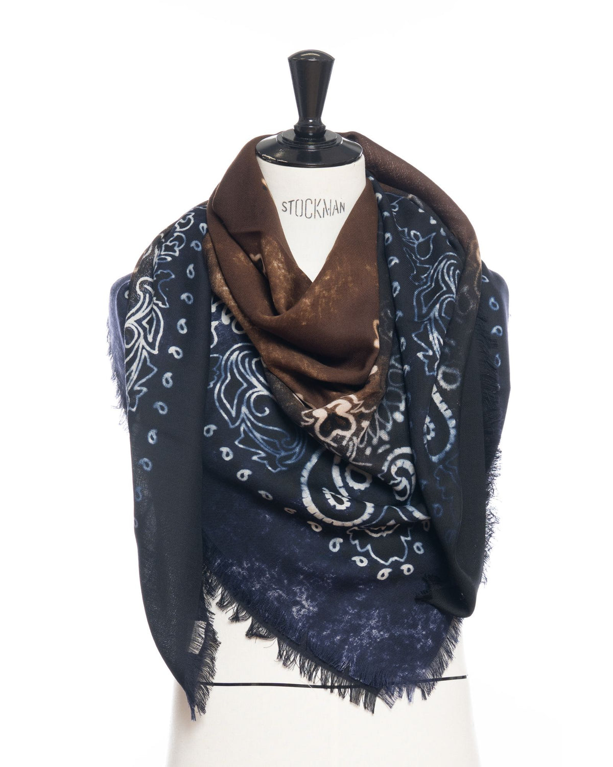 Sciarpa Jil Bandana Navy-Vicuna JILQUAHANAVI UNICA Destin 