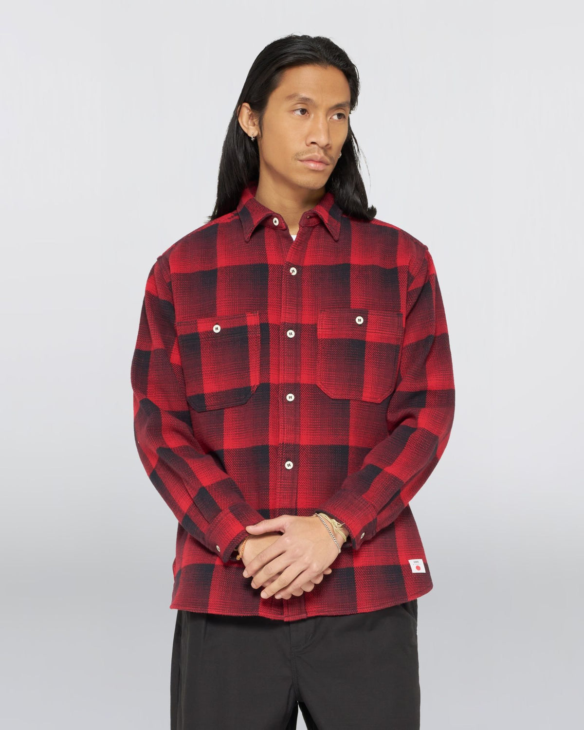 Camicia Work Shirt Japan Red I037560 60,67 Edwin 