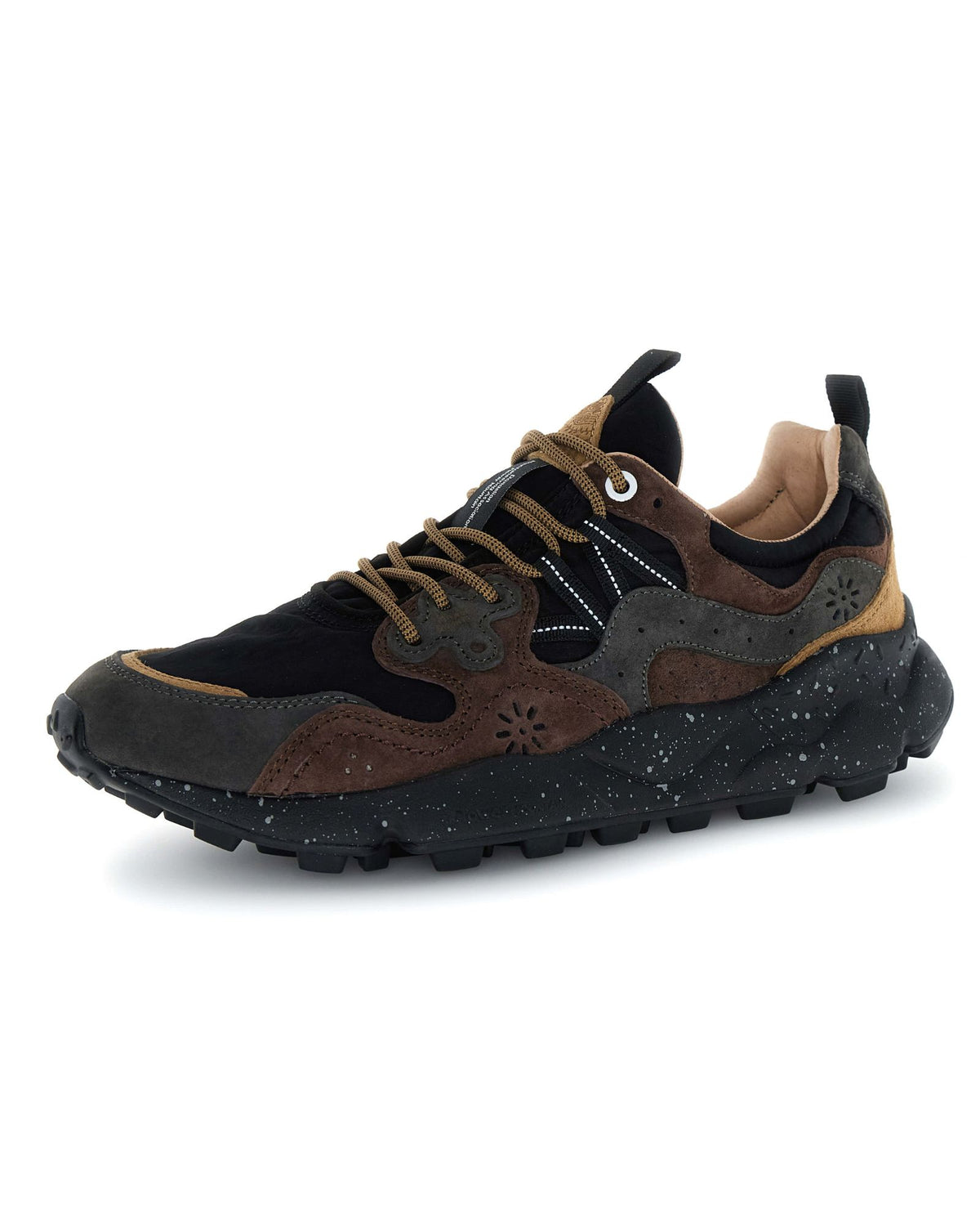 Sneakers Yamano 3 Dark Grey-Black-Dark Brown 001201781601 1A16 Flower Mountain 