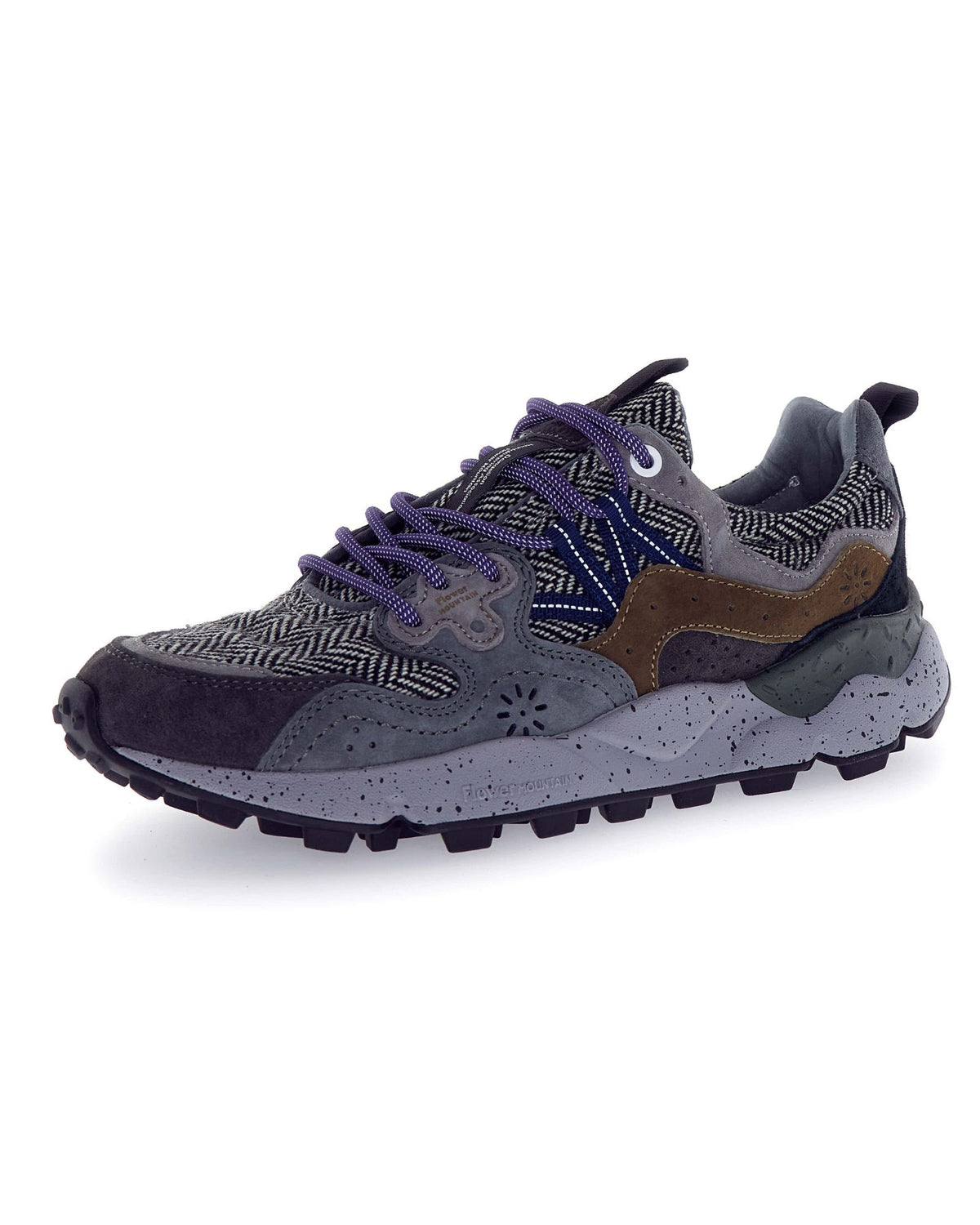 Sneakers Yamano 3 Antracite-Dark Grey-Black 001201781850 1B05 Flower Mountain 