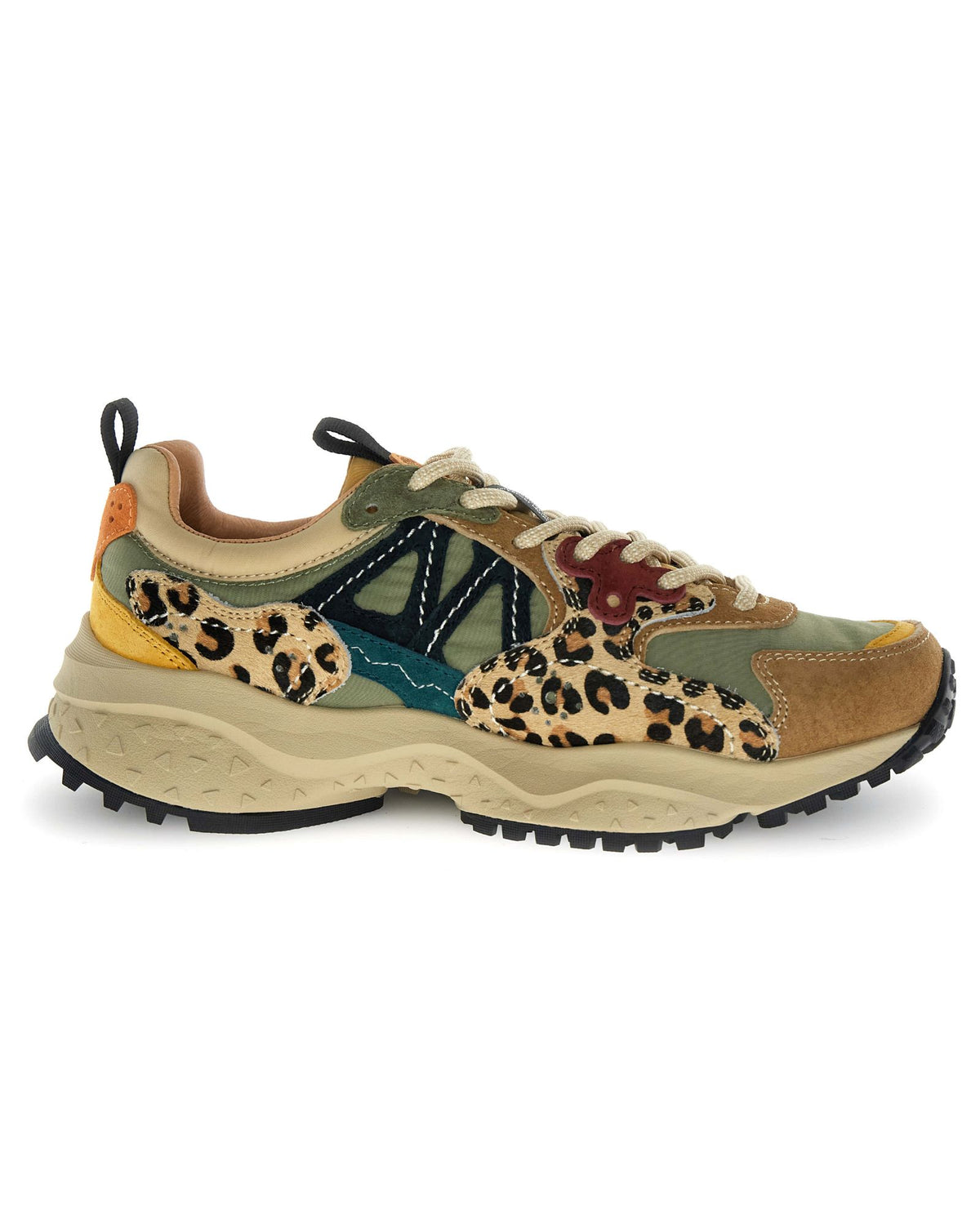Sneakers Solin Brown-Military-Black 001201950602 3D58 Flower Mountain 