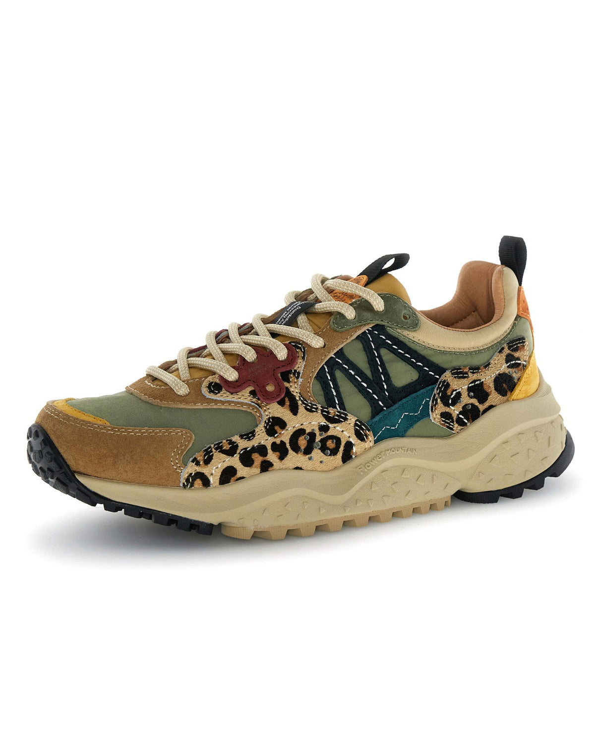 Sneakers Solin Brown-Military-Black 001201950602 3D58 Flower Mountain 