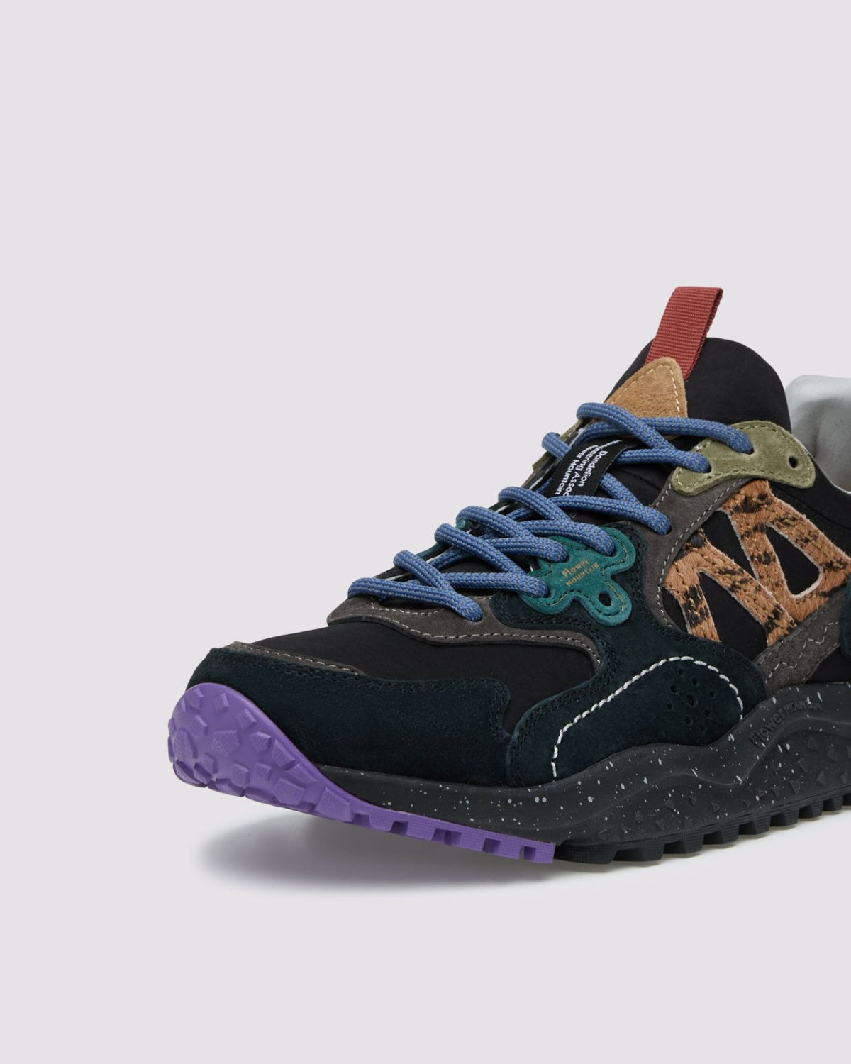 Sneakers Solin Dark Green-Grey Bottle 001201950802 1A67 Flower Mountain 