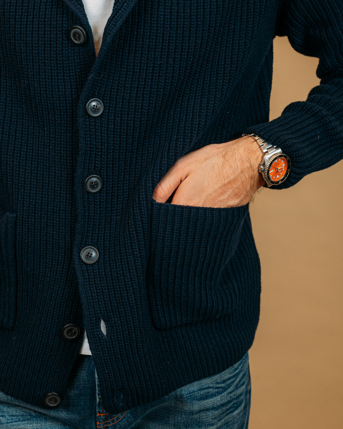 Giacca Sciallata Blu Navy 1860185 442 Gaffi 